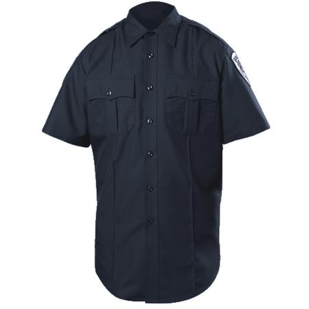 Zippered Polyester Shirt - Short Sleeve