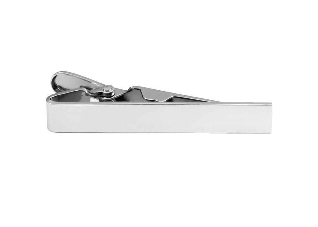  Tie Bar With New Clasp - Nickel - 2 