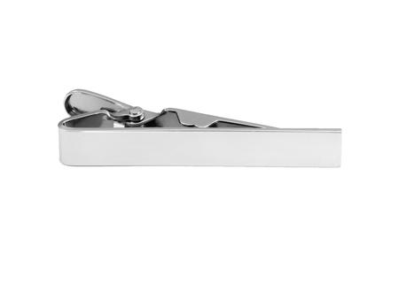 Tie Bar With New Clasp - Nickel - 2