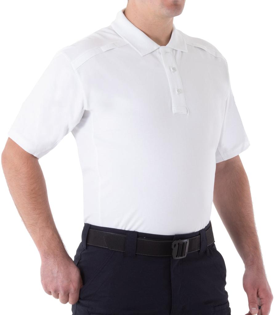 Cotton Polo - Short Sleeve WHITE