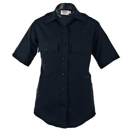 LAPD Women`s Short Sleeve 100% Wool Shirt - Midnight Navy