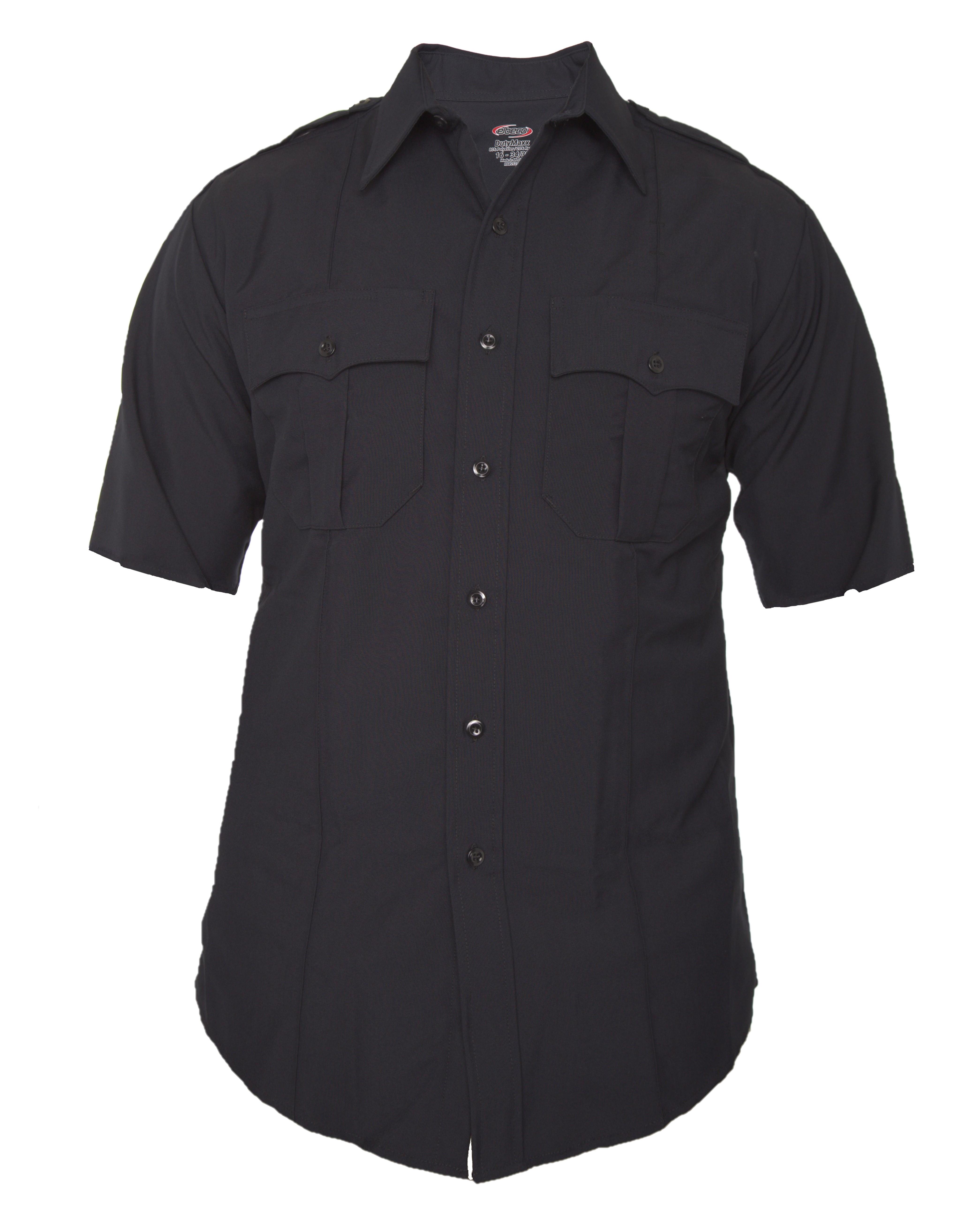  Dutymaxx Short Sleeve Poly/Rayon Stretch Shirt - Midnight Navy