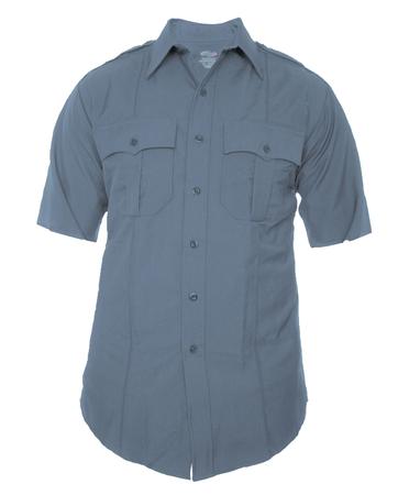 DutyMaxx Short Sleeve Poly/Rayon Stretch Shirt - French Blue
